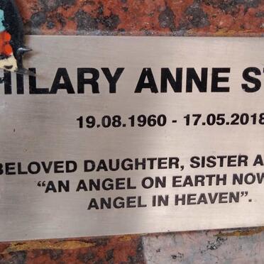 STEYN Hilary Anne 1960-2018