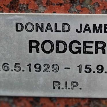 RODGER Donald James 1929-1990