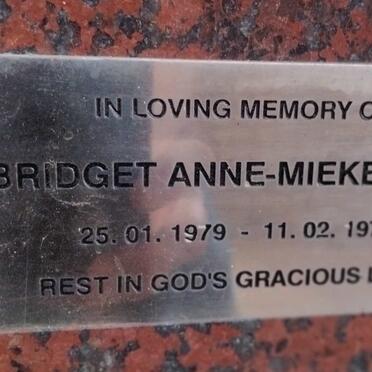VERA Bridget Anne-Mieke 1979-1979
