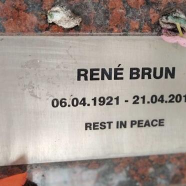 BRUN Rene 1921-2015