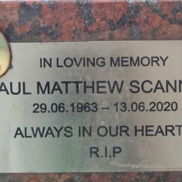 SCANNELL Paul Matthew 1963-2020