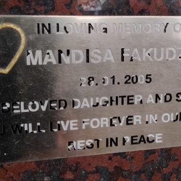 FAKUDZE Mandisa -2005