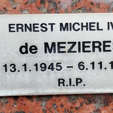 MEZIERES Ernest Michel Ivan, de 1945-1994