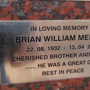 MERSON Brian William 1932-2007