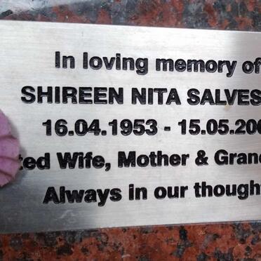 SALVESEN Shireen Nita 1953-2009