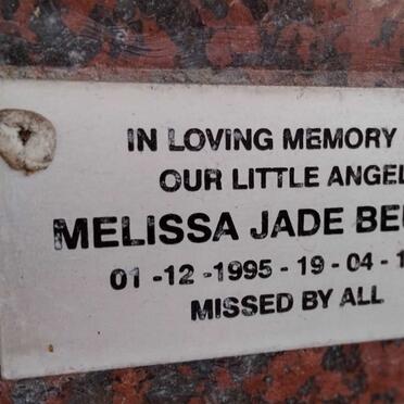 BEUKES Melissa Jade 1995-1996