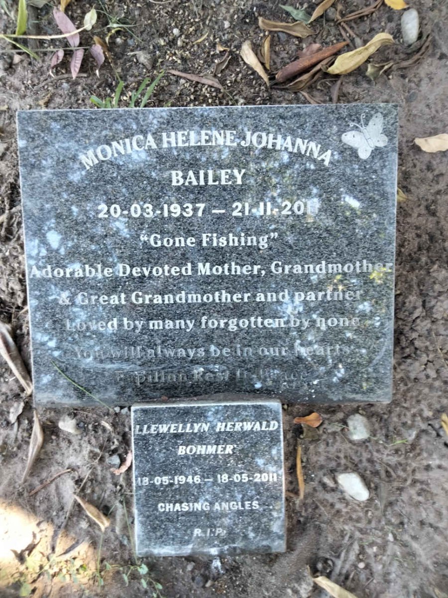 BAILEY Monica Helene Johanna 1937-2011 :: BOHMER Llewellyn Herwald 1946-2011
