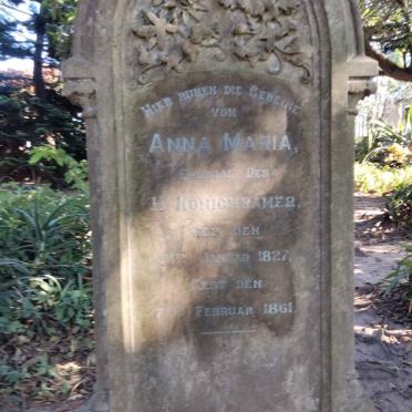 KONIGKRAMER Anna Maria 1827-1861