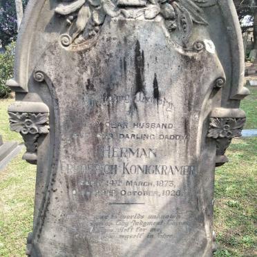 KONIGKRAMER Herman Frederich 1873-1926