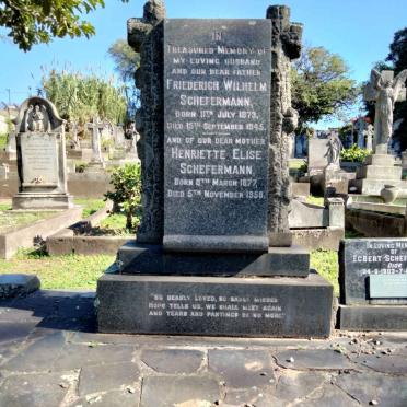 SCHEFERMANN Friederich Wilhelm 1873-1945 &amp; Henriette Elise 1877-1958