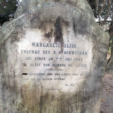 SCHWEGMAN Margarete Elise -1885