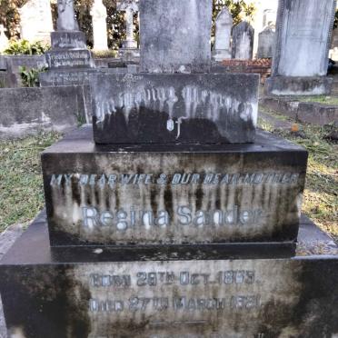 SANDER Regina 1865-1921