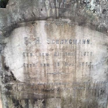 SCHWEGMANN B.H. 1818-1896