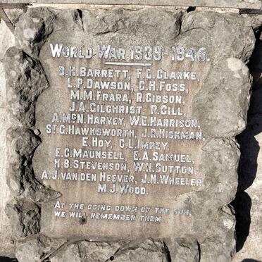 3. Roll of honour - WWII 1939-1945