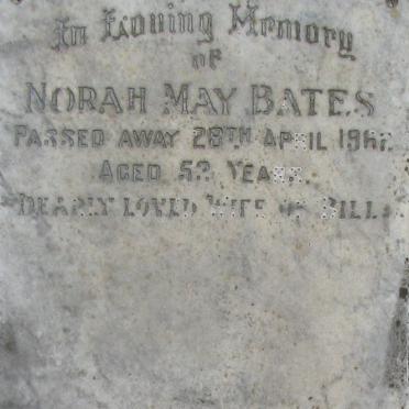 BATES Norah May 1909-1962