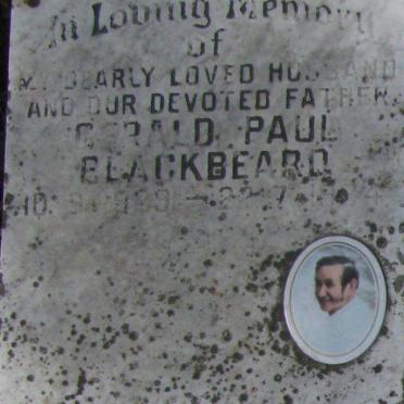 BLACKBEARD Gerald Paul 1929-1984