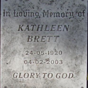 BRETT Kathleen 1920-2003