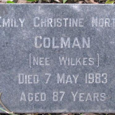 COLMAN Emily Christine nee WILKES 1896-1983