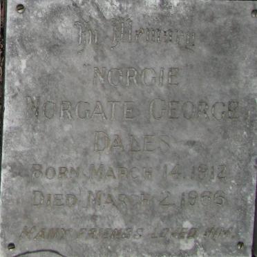 DALES Norgate George 1912-1966