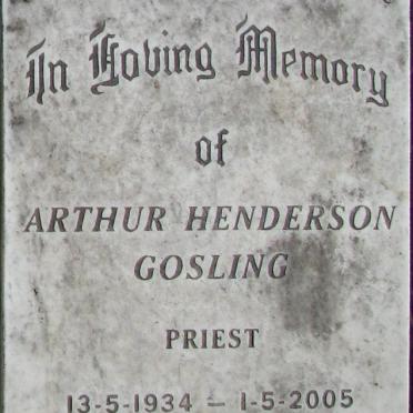 GOSLING Arthur Henderson 1934-2005