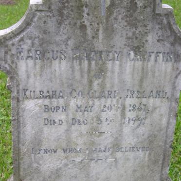 GRIFFIN Marcus Harvey 1867-1899
