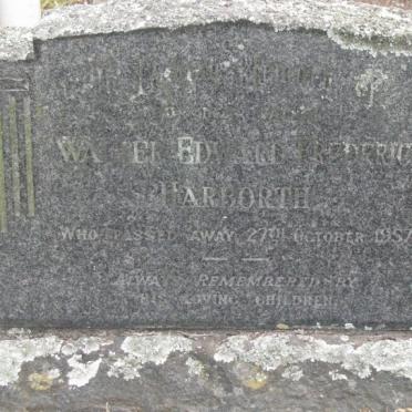 HARBORTH Walter Edward Frederick -1957