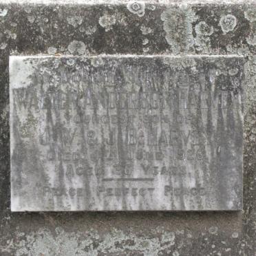 HARVEY Walter Anderson 1890-1926