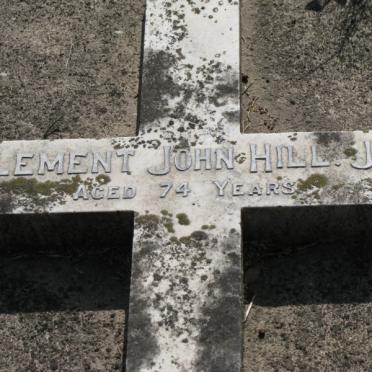 HILL Clement John 1835-1909 &amp; Ellen 1835-1906