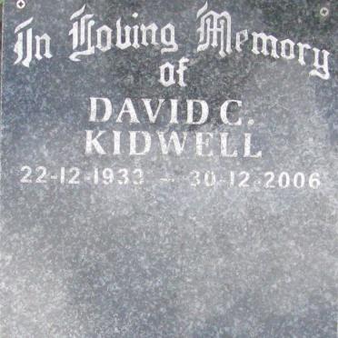 KIDWELL David C. 1933-2006