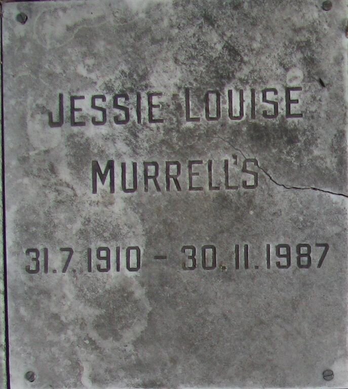 MURRELLS Jessie Louise 1910-1987