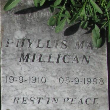 MILLICAN Phyllis May 1910-1998