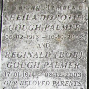 PALMER Reginald, Gough 1914-2003 &amp; Sheila Dorothy 1916-2002