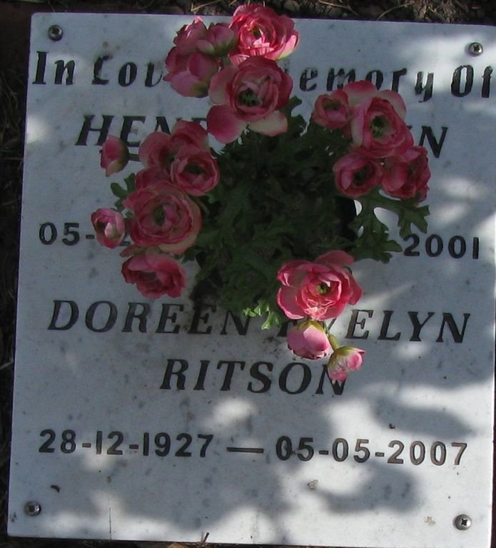 RITSON Doreen Evelyn 1927-2007