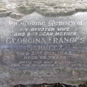 SCHULTZ Georgina Frances 1890-1943