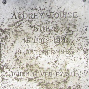 SHEA Audrey Louise 1911-1985