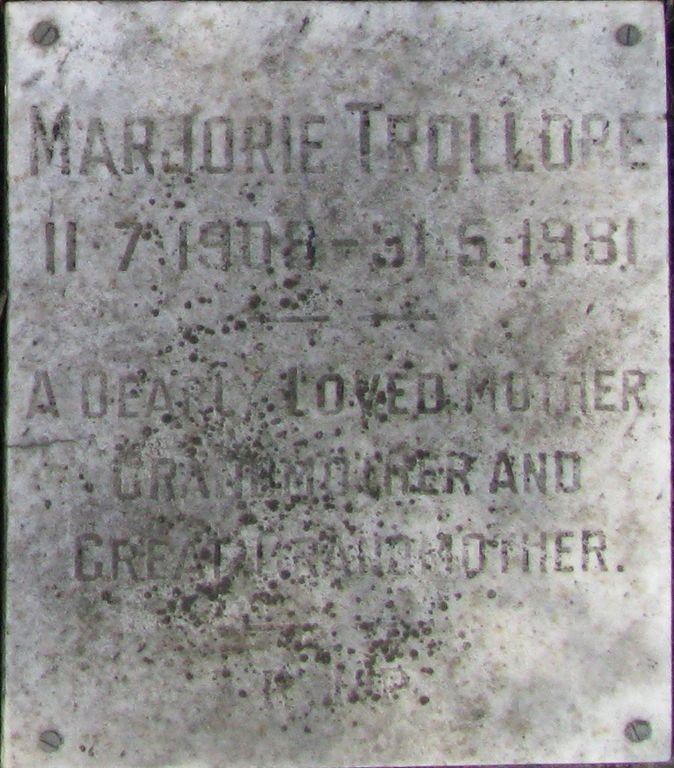 TROLLOPE Marjorie 1908-1981