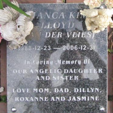 VLIES Biana Kim Lloyd, van der 1988-2006