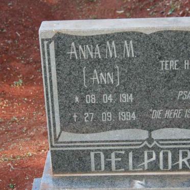 DELPORT Anna M.M. 1914-1994