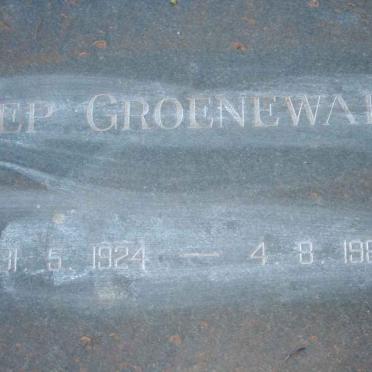 GROENEWALD Sep 1923-1985