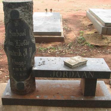 JORDAAN Hendrik J.P. 1935-1984