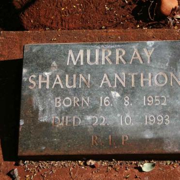 MURRAY Shaun Anthony 1952-1993
