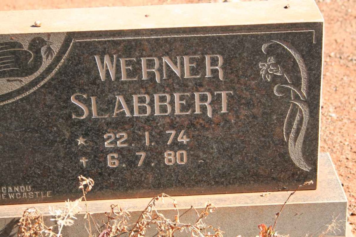 SLABBERT Werner 1974-1980