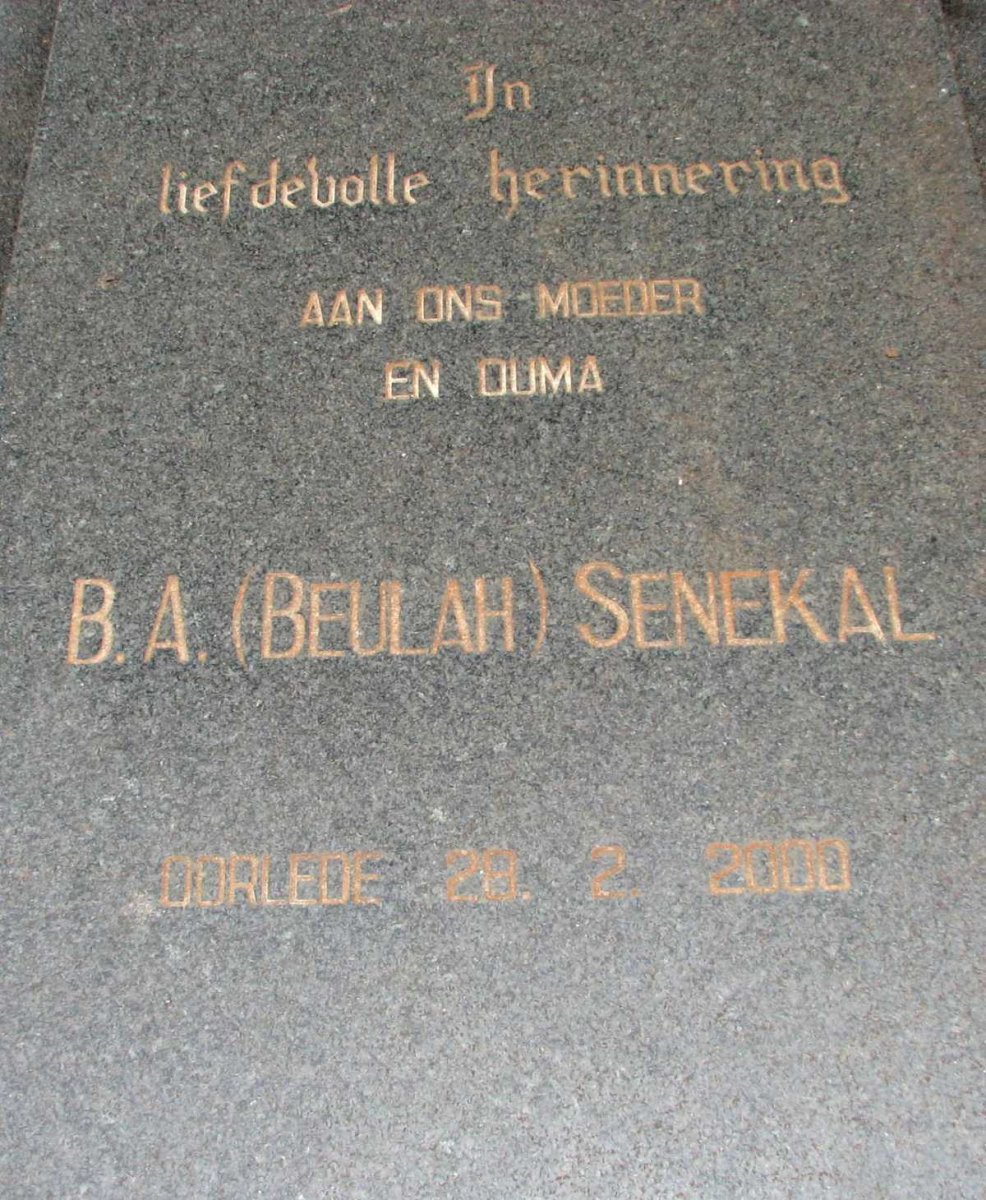 SENEKAL B.A. -2000