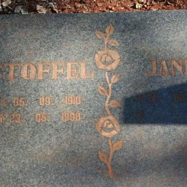 VILJOEN Stoffel 1910-1998 &amp; Janie 191?-