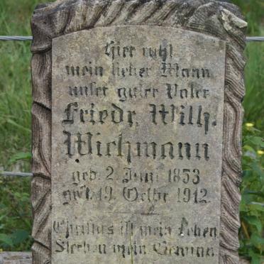 WICHMANN Friedr. Will. 1853-1912