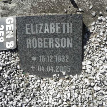 ROBERSON Elizabeth 1932-2005