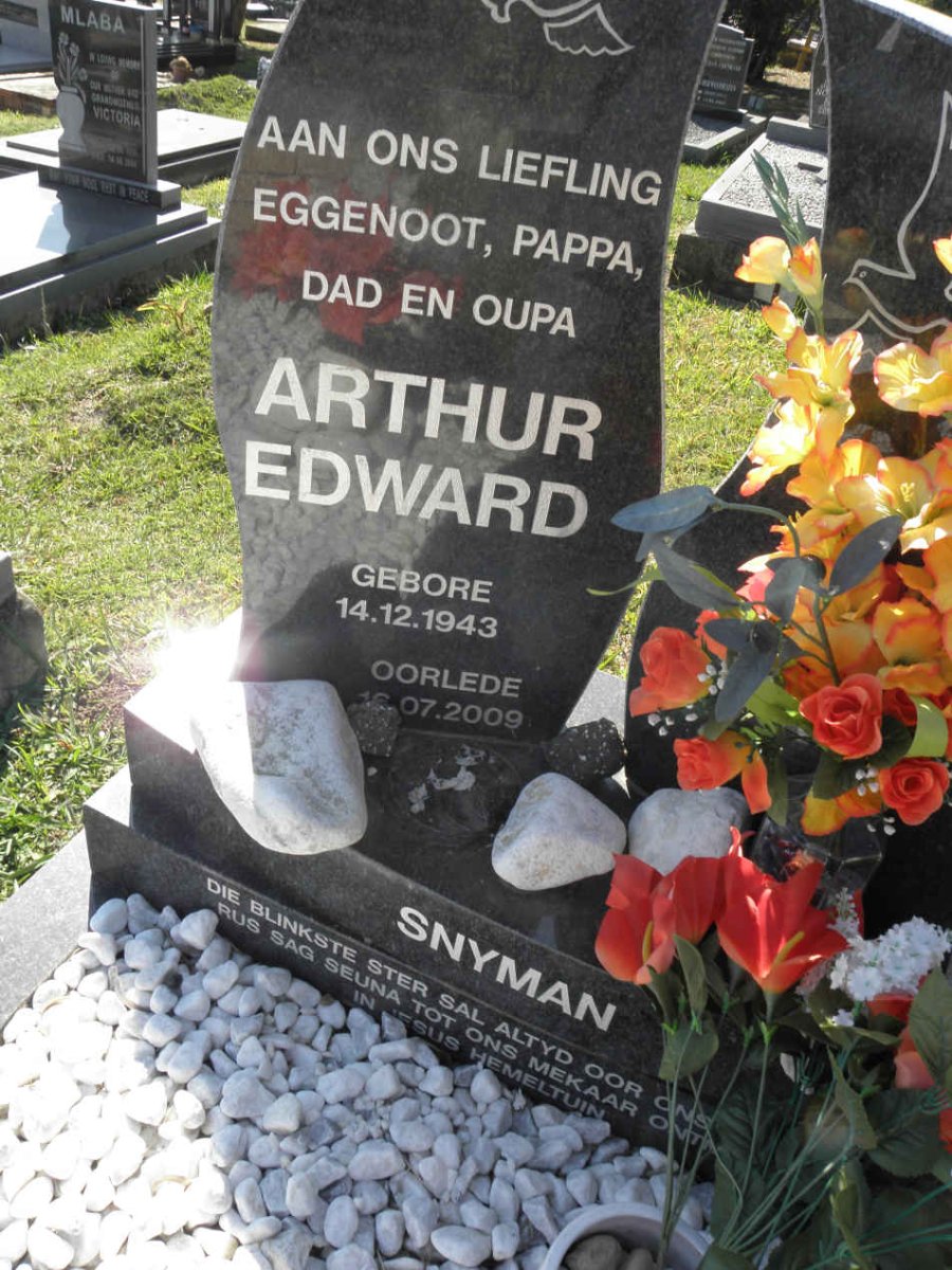 SNYMAN Arthur Edward 1943-2009