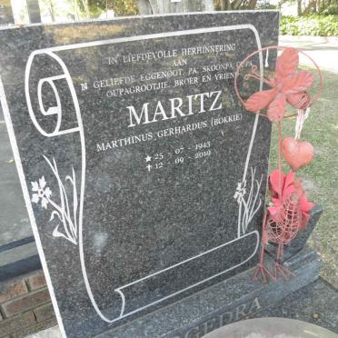 MARITZ Marthinus Gerhardus 1943-2010