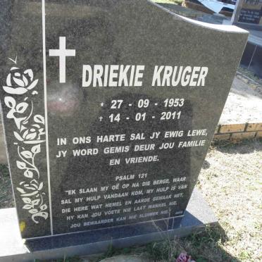 KRUGER Driekie 1953-2011