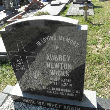 WICKS Aubrey Newton 1912-2001